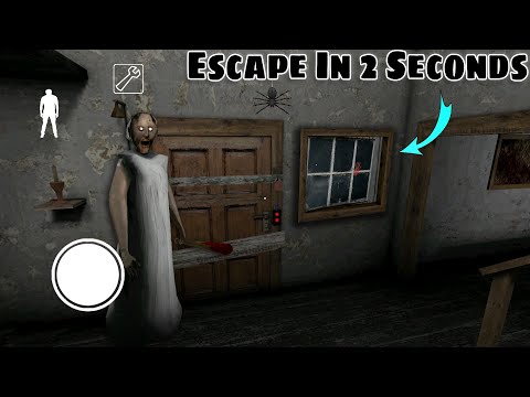 Escape in 2 Seconds form Granny House : Game Definition Scary Granny game Secret Trick Horror ग्रैनी