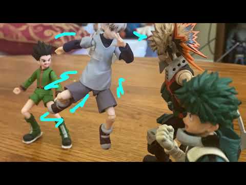 Gon and Killua Vs Bakugo and Deku Death Match! - Stop Motion
