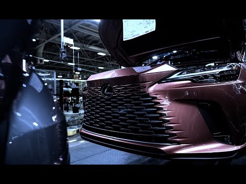 Explore the Production and Assembly Process of the New Lexus RX 2024 at the Japanese Factory.