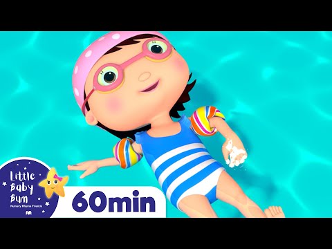Swimming Song +More Nursery Rhymes and Kids Songs | Little Baby Bum