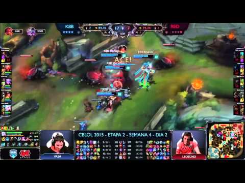 KBB x RED - CBLoL 2015 S2 - W4D2 - Best of 2