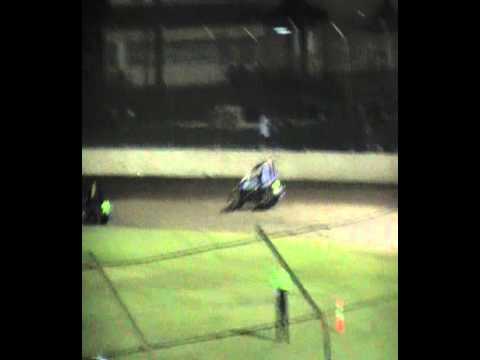 Wingless Sprints 50 Lapper - Lismore Speedway - 15.03.14