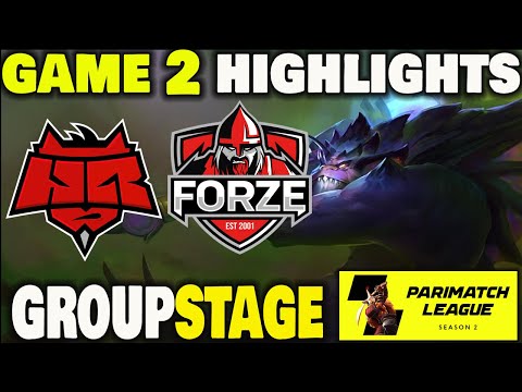 HELLRAISERS VS FORZE GAME 2 Parimatch League Season 2 Group Stage