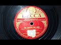 You Waited Too Long. Roy Rodgers & His String Band. Decca 78rpm Record from 1940. HMV Minigram
