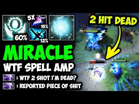 Miracle - Experiment 7.20c Skywrath | WTF Spell Amp 2 Hit Of Bolt Instant Dead [MUST WATCH] Dota 2