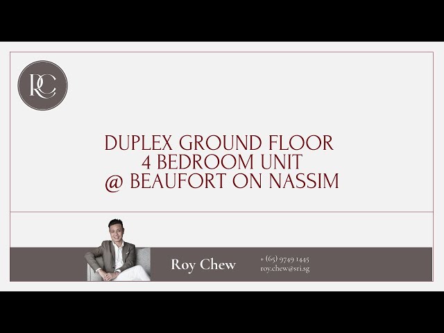 4 Bed Condo for Sale in  Beaufort On Nassim - Image 10