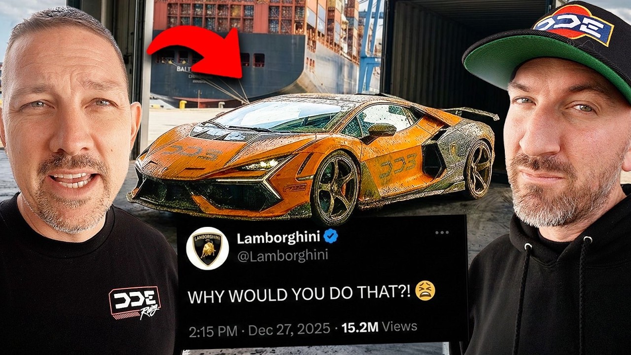 SAYING GOODBYE TO LAMBORGHINI'S REPAIRED REVUELTO.....