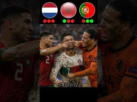 Portugal vs morrocco vs Netherlands penalty shootout in FIFA world cup #fifa #football #shorts 🥶⚽⚽🥶🔥