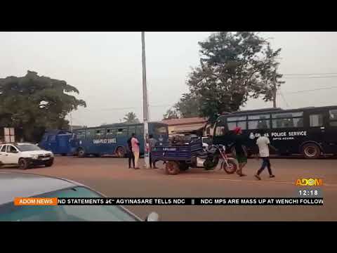 NDC MPs At Wenchi Following The Shooting of An NDC Activist (09-01-23)