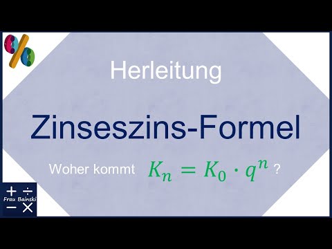 Zinseszinsformel: Herleitung der Formel