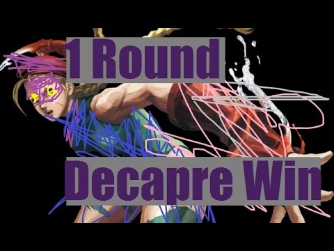 USF4: Decapre gets a lucky win.