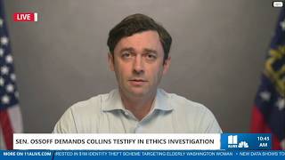 Ossoff demands Collins testify in ethics probe | Full comments