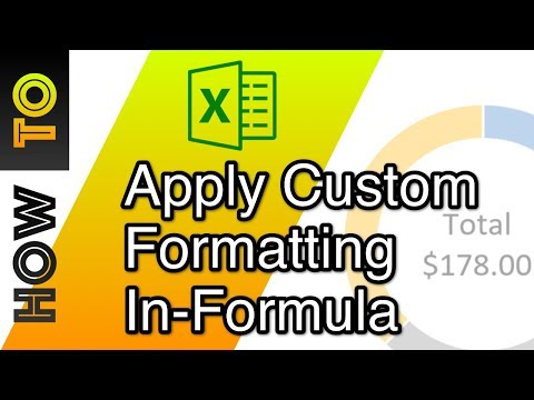 How To | Custom Formatting In-Formula