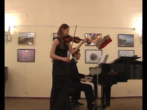 Liudmila Frayonova & Yuriy Favorin - N. Roslavetz Trois Danses Violon et Piano
