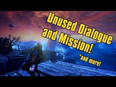 Borderlands 2 - Unused Dialogue and Mission in Dragon Keep and more!