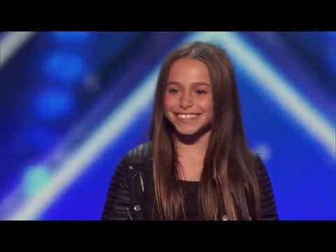 America's Got Talent 2016 Audition - Skyler Katz Fierce 11 Year Old Rapper Performs Original