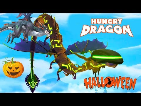 HALLOWEEN UPDATE - Hungry Dragon - New Dragon GOLDHEIST ELECTRON SKIN  | Android Gameplay [FHD]