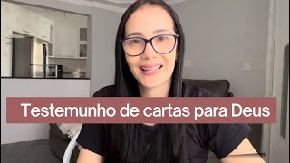 Meu testemunho real de fé e milagre escrevendo cartas pra Deus