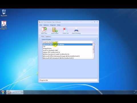 PDF Print Multiple Files Software