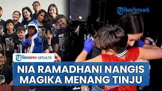 Bangga Plus Takut, Nia Ramadhani Nangis Larang Magika Tinju Lagi usai Laga Perdana Bareng Ultah ke-9