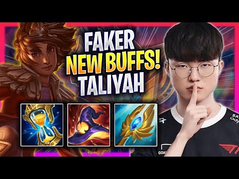 FAKER TRIES TALIYAH WITH NEW BUFFS! - T1 Faker Plays Taliyah MID vs Tristana! | Season 2024