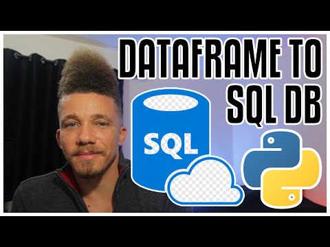 Create SQL Database From Pandas DataFrame in Python with SQL Alchemy