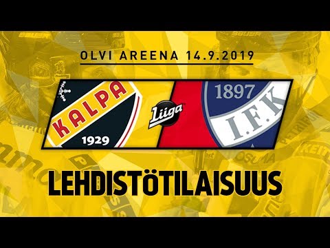 Lehdistötilaisuus, KalPa - HIFK, 14.9.2019