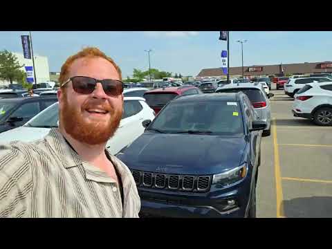 2026 Jeep Compass North 4x4 in Fathom Blue Pearl for sale at Kitchener Chrysler Dodge Jeep Ram in Kitchener, ON