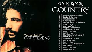 Cat Stevens, Jim Croce, John Denver, Don Mclean 🌾 Folk Rock And Country Collection 70s 80s 90s