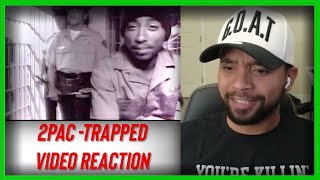 2Pac - Trapped (Official Music Video) - First time watching reaction