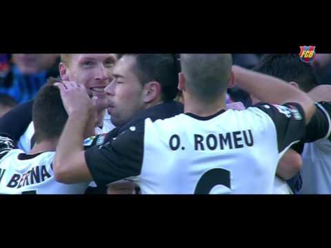 Paco Alcacer’s goal vs FC Barcelona at Camp Nou (season 2013/14)