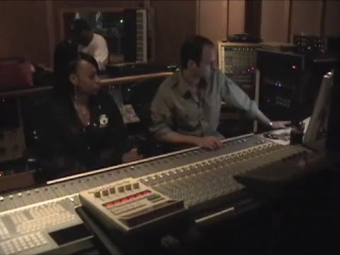 Saigon and his producer DJ Cocoa Chanelle in the studio recording Pain In My Life 2006