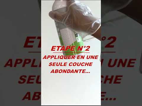 Durcisseur de mur aérosol Toupret application Durcisseur de mur aérosol Toupret application