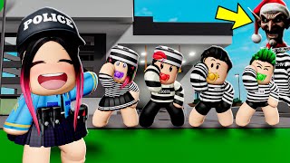 FIZEMOS UM ESCONDE ESCONDE DE POLÍCIA E LADRÃO NA PRISÃO ABANDONADA NO BROOKHAVEN! *Deu Ruim*