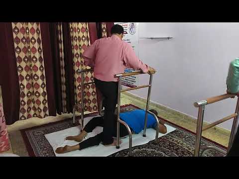 Menschliche Knie Begriff Rehabilitation nach der Operation des Bandscheibenbruch zu entfernen