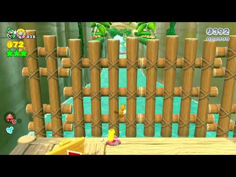 Super Mario 3D World (Switch) 1-4 Glitch Speedrun - Time: 67