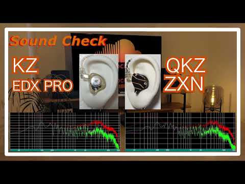 KZ EDX PRO vs QKZ ZXN [IEMs Chinese In-Ear headphones Sound Comparison 中華イヤホン音比較]