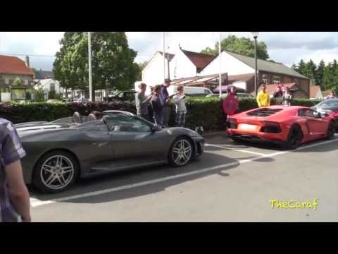 Ferrari & Lamborghini Charity Event : LP700, 599 GTO, 16M, and more.