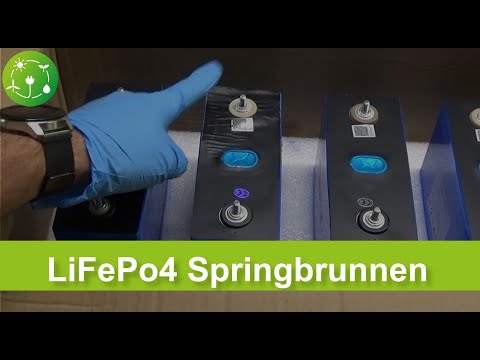 China LiFePo4 Zelle als Springbrunnen? - Lieferkontrolle