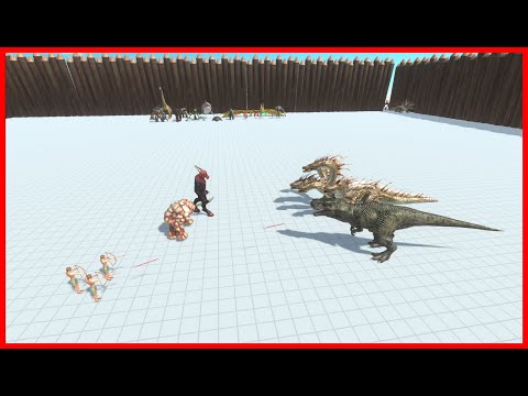 KOZAROG & LAVA GOLEM + 3x ARCHIE VS BOSS + HYDRA - ANIMAL REVOLT BATTLE SIMULATOR