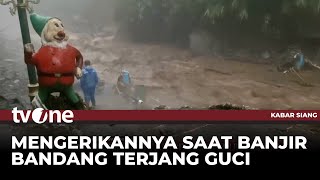 Download lagu Banjir Bandang Bercampur Pasir dan Pipa Air Panas di Kawasan Wisata Guci mp3