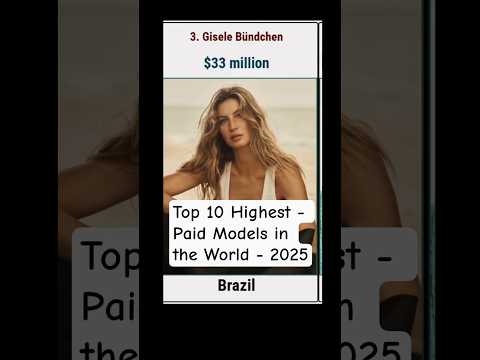 Top 10 Highest-Paid Models in the World – 2025 #shorts #model #actress