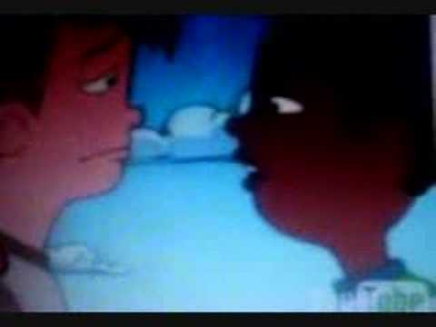 frikvarter parodi - hvid mod sort