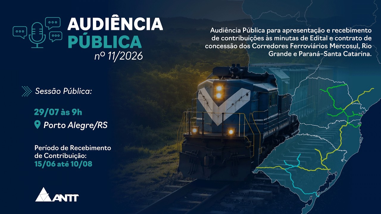 Audiência Pública nº 11/2026 - 29/07/2026 - Porto Alegre/RS