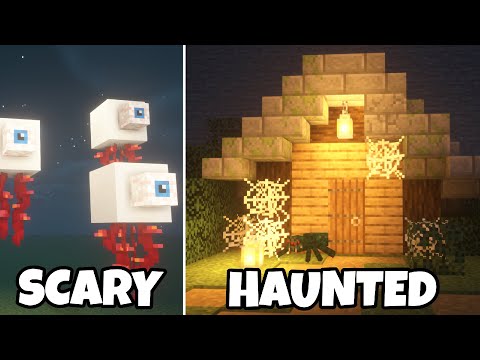 Testing SCARY Minecraft build hacks that'll SPOOK you
