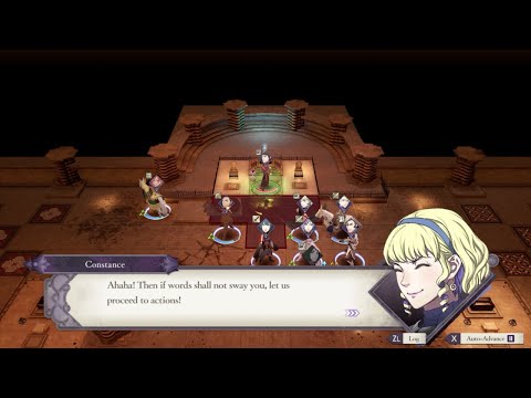 Fire Emblem Three Houses - Ashen Wolves vs Aelfric Unique Dialogue - Cindered Shadows DLC