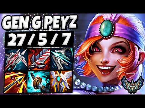 Jinx vs Ezreal ADC [ Gen G Peyz ] Patch 13.20 Korea Challenger ✅