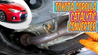 Toyota Corolla Catalytic Converter Location  2014-2019