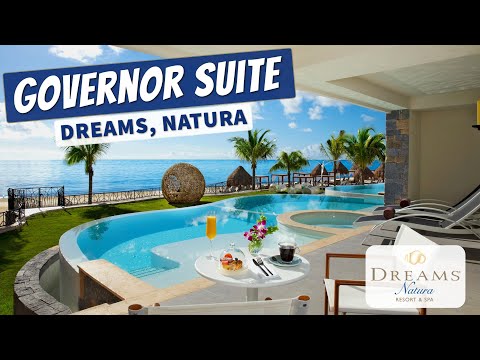 Governor Suite Ocean Front | Dreams Natura Resort & Spa | Full Walkthrough Tour & Review | 4K