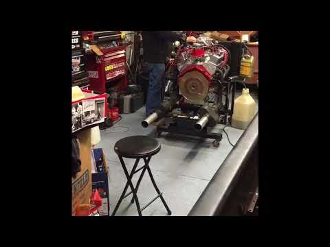 350 first time running with new Afr 195 heads !